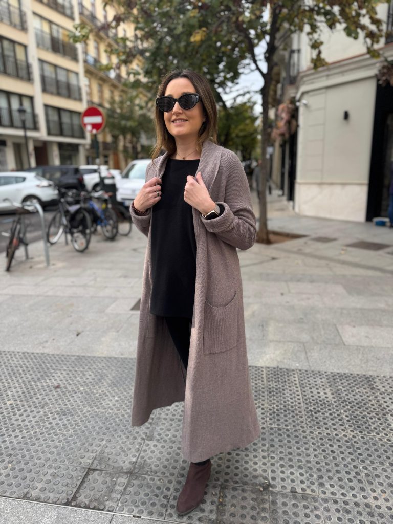 CHAQUETA PUNTO VISCOSA BOLSILLOS