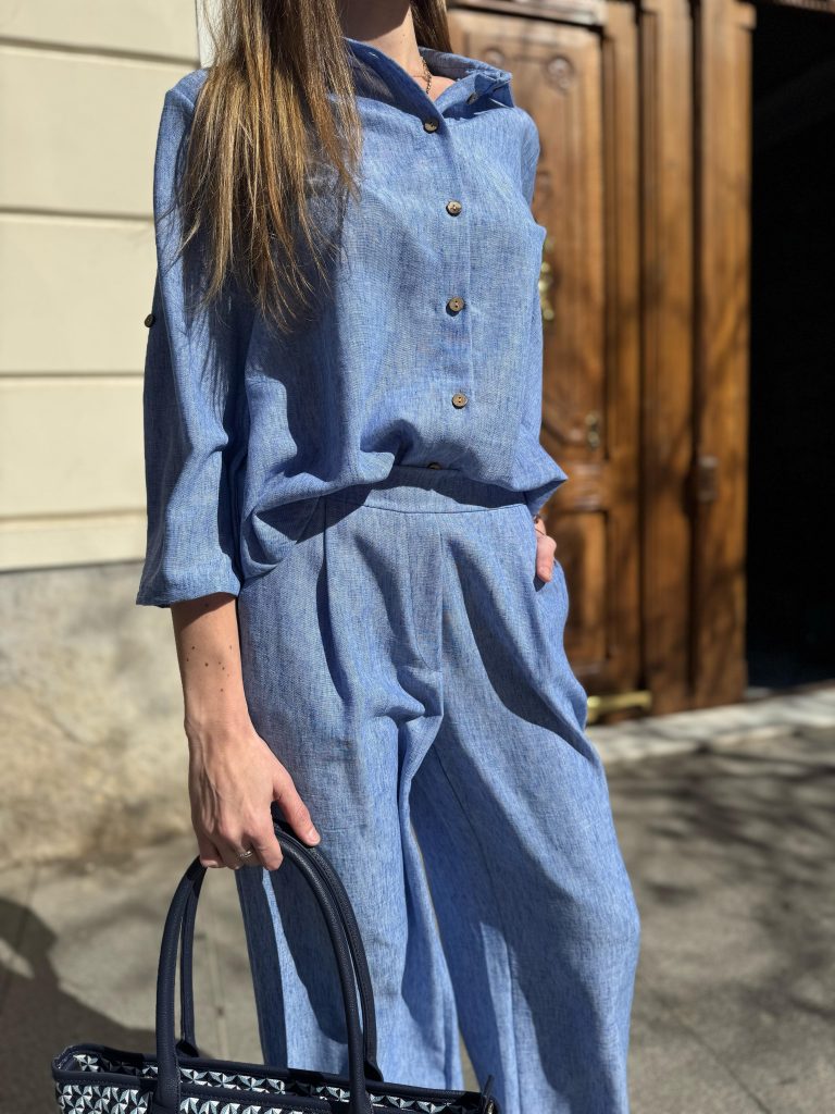 PANTALÓN PALAZZO PINZAS